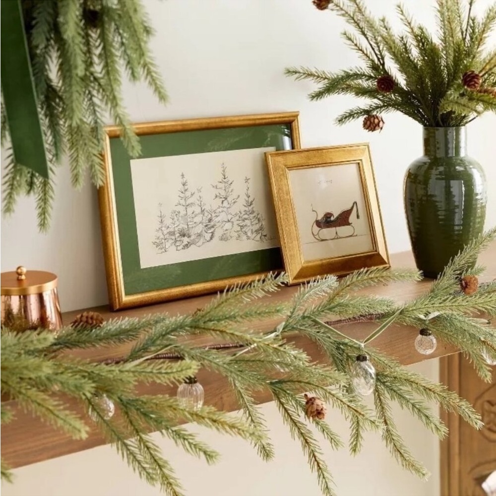 Hearth & Hand Magnolia 10x14 Tree Sketch Framed Christmas Wall Art - Tar… - Picture 2 of 4